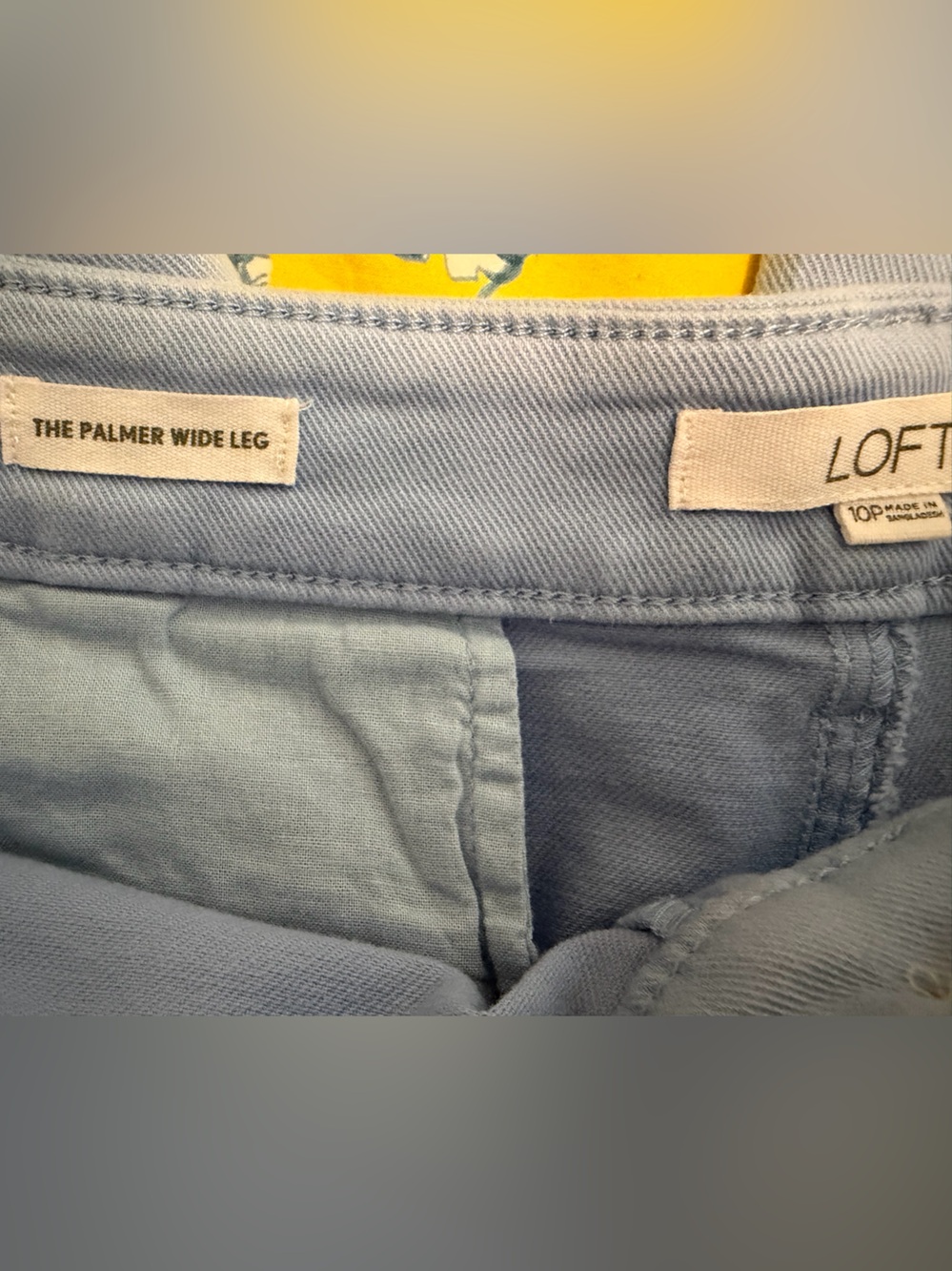 LOFT The Palmer Wide Leg Pants - Picture 3 of 4